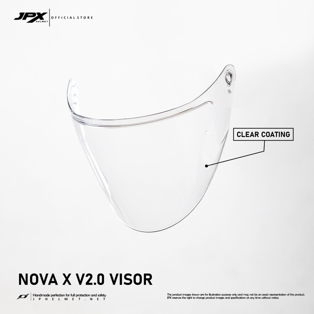 VISOR JPX NOVA X ORIGINAL / KACA HELM NOVA X