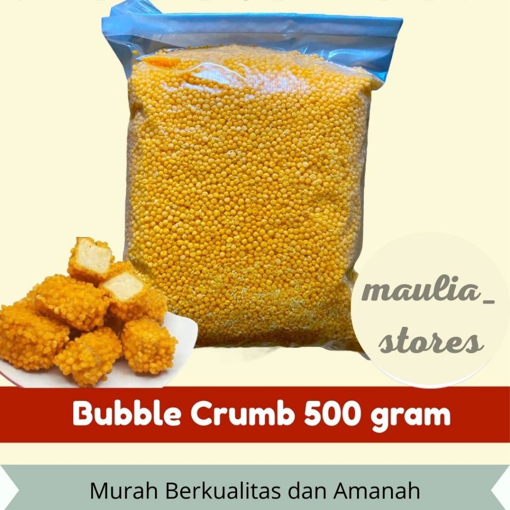 

Termurah Bubble Crumb Crispy Nugget Naget 500 gram HALAL