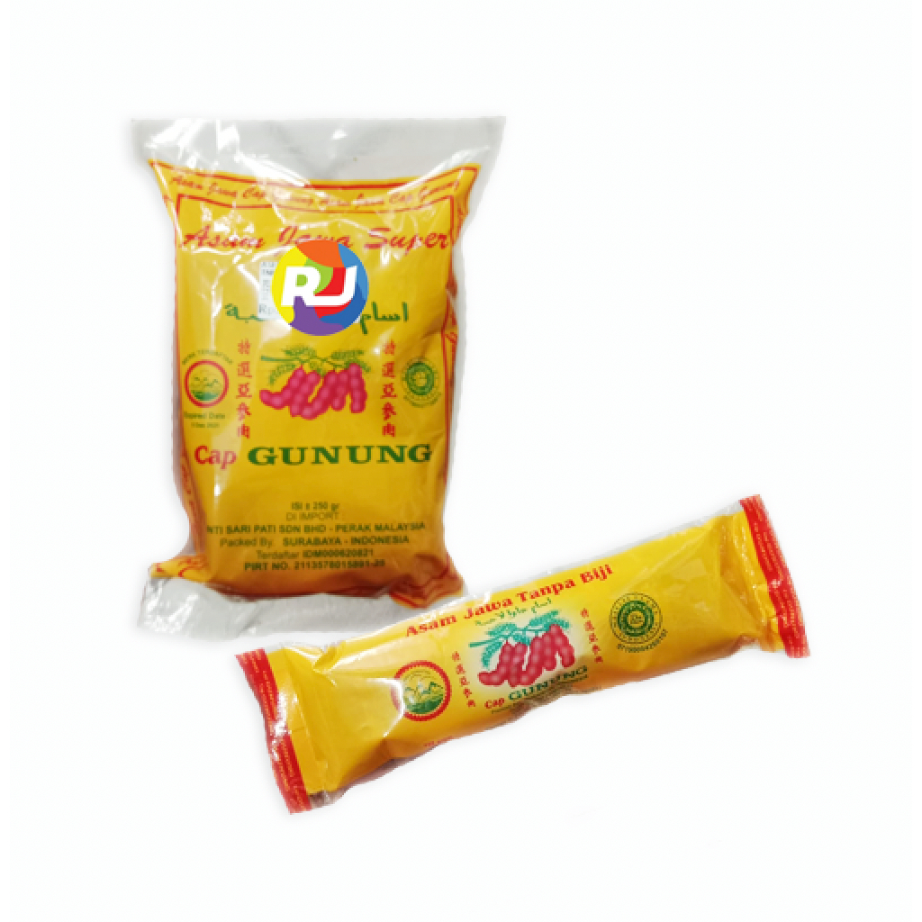 

Bumbu Masak Asam Jawa Tanpa Biji Cap Gunung 150gr / 250gr