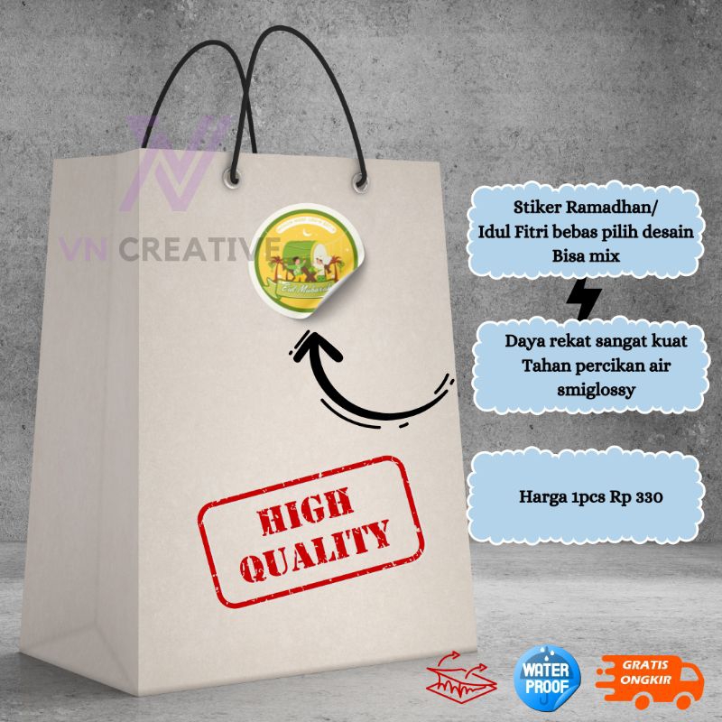 

STIKER HAMPERS LEBARAN 5×5 CM