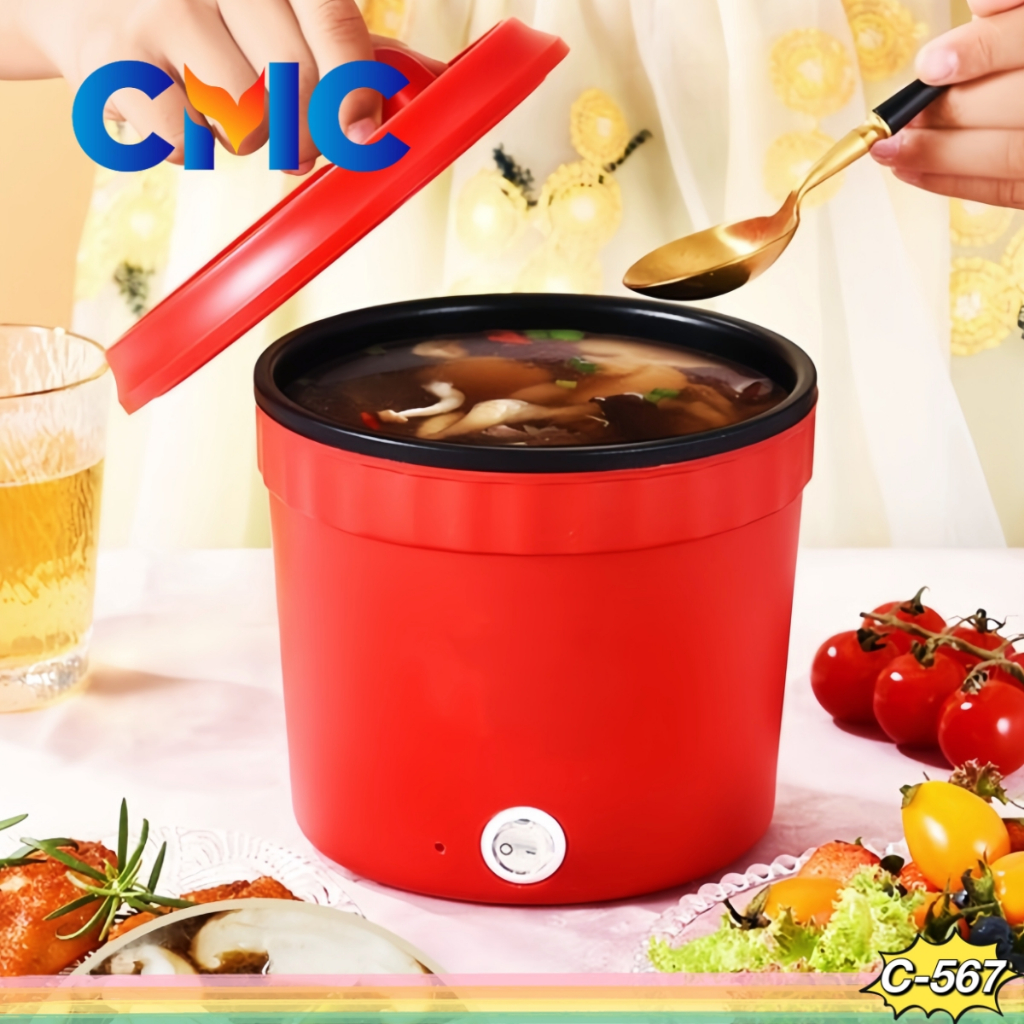 CMC[C-567]Rice Cooker Mini Serbaguna Panci Listrik 1L / Penanak Nasi Bisa Buat Masak Mie 450Watt