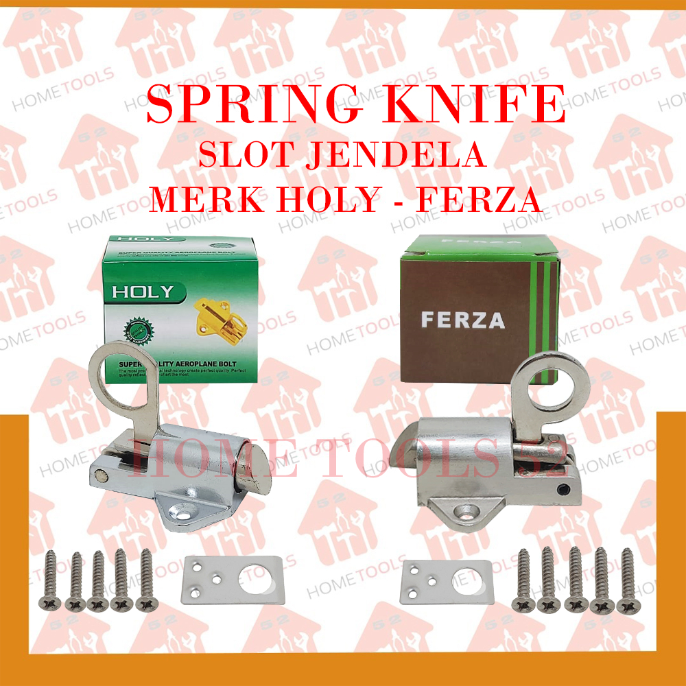 Spring Knife Slot Jendela - Gerendel Kodok  - Slot Jendela