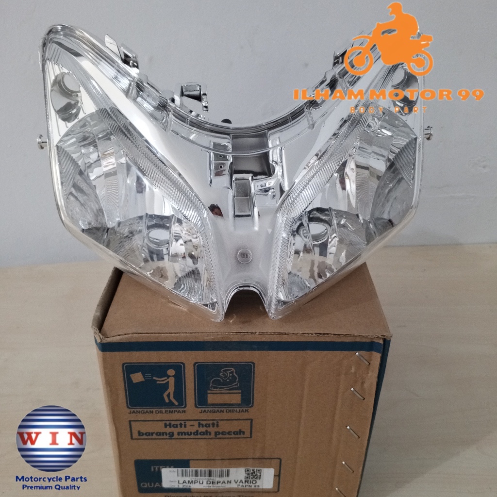 Headlamp reflektor lampu depan vario cw 110 lama karburator / Lampu Depan Vario 110 CW Karbu 2006 20