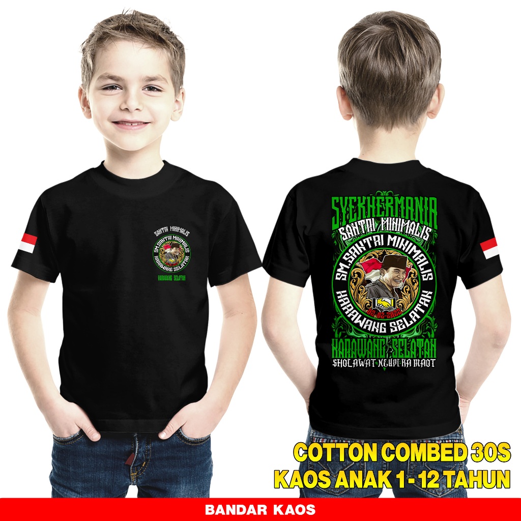 Bandar Kaos Syekhermania Indonesia 3 - Kaos Anak Usia 1 Tahun Sampai 12 Tahun - Kaos Habib Syech Sye