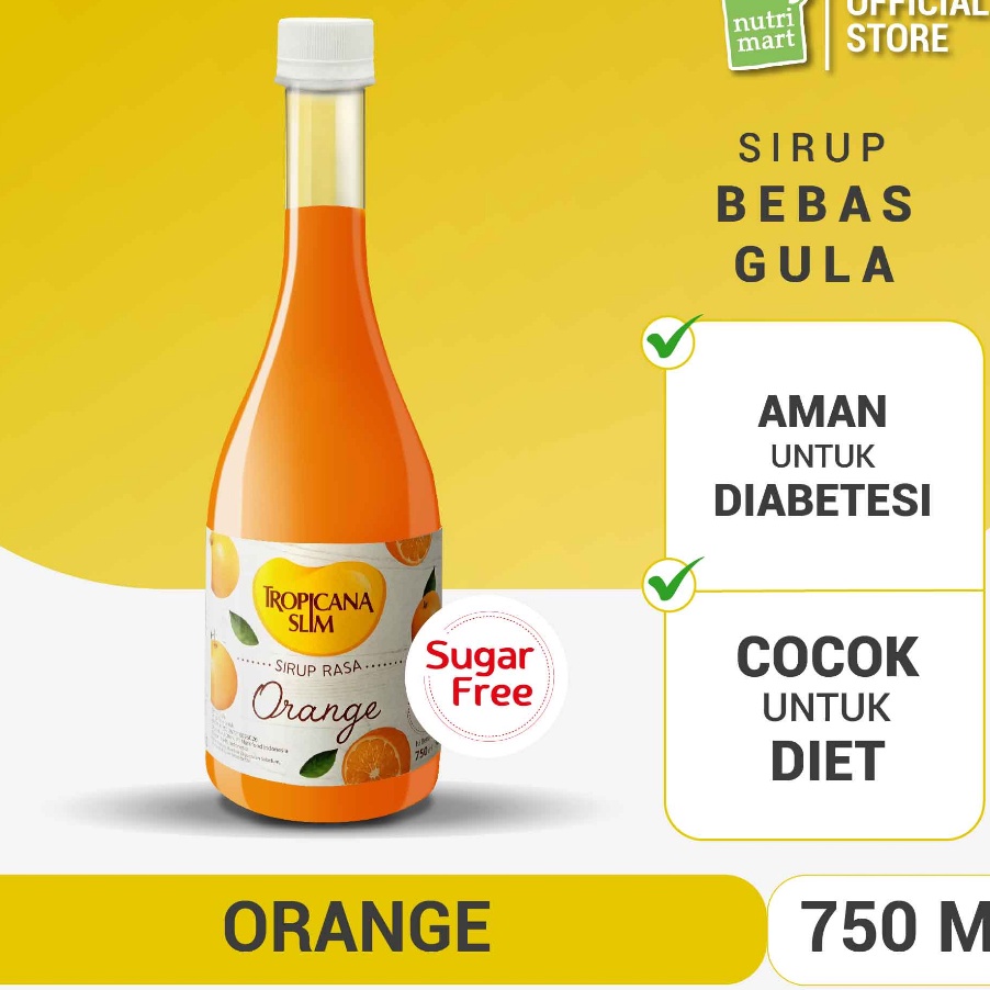 

PALING AMPUH Tropicana Slim Syrup Orange 75ml Sirup Jeruk Bebas Gula