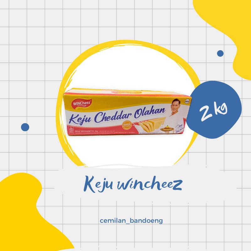 

keju cheddar olahan wincheez kemasan 2kg