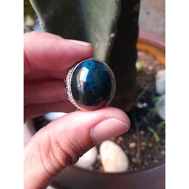 Cincin Batu Bacan Majiko Totol Natural