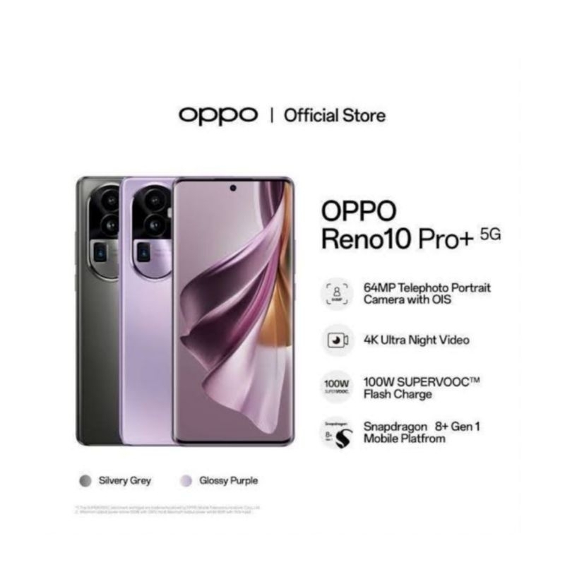 HP OPPO RENO 10 PRO+ 5G 12/256 GB - RENO 10 PRO PLUS 5G GARANSI RESMI