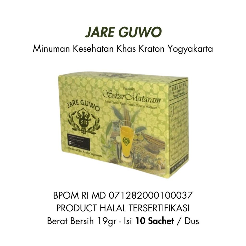 

Jare Guwo (Box) | Minuman Kesehatan Khas Kraton Yogyakarta