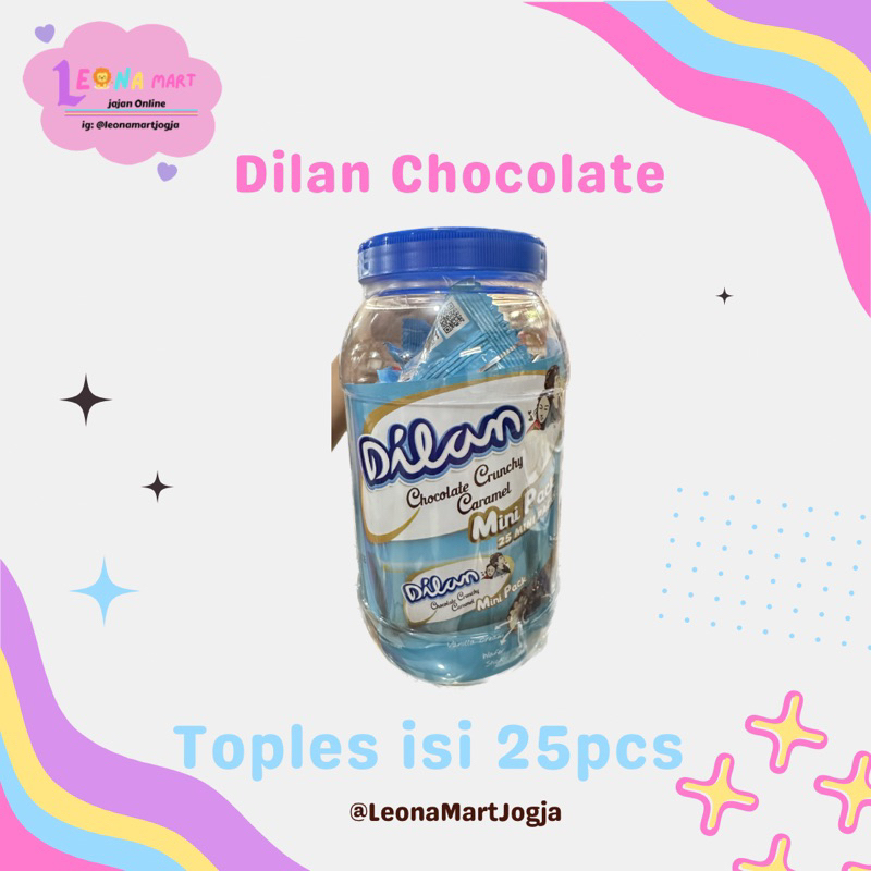 

(TOPLES) Dilan Coklat Toples isi 25pcs