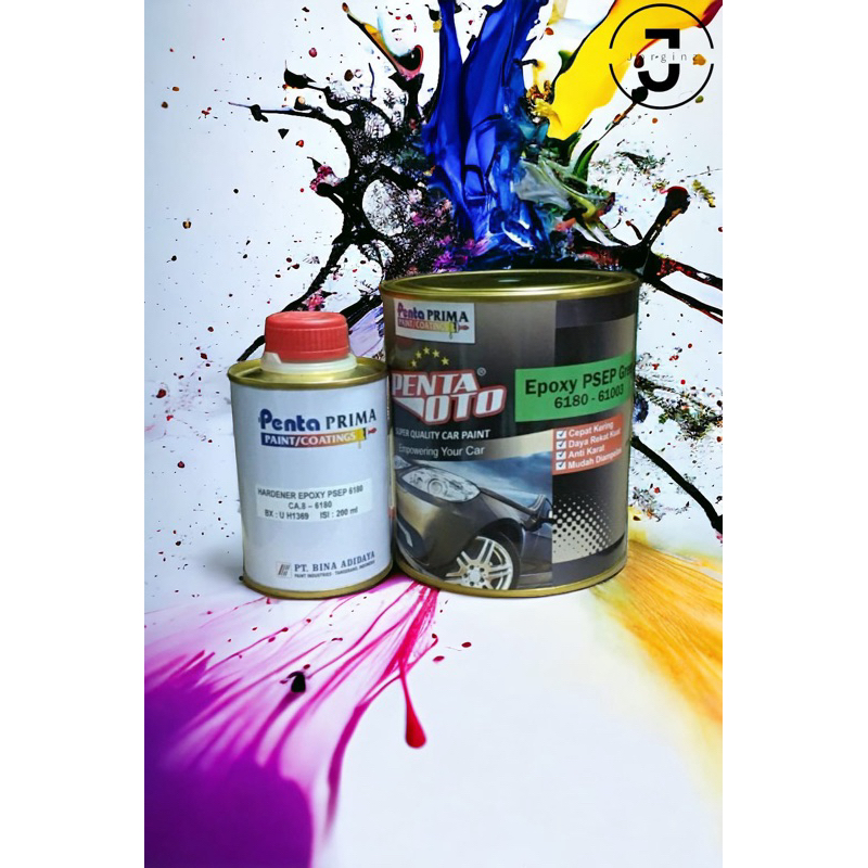 Epoxy Penta PSEP Green 1 Liter Set Cat Dasar Hijau Penta