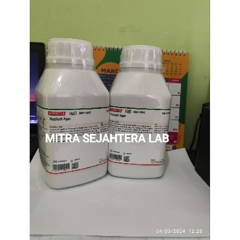 MEDIA NUTRIENT AGAR 500 GRAM HIMEDIA M001 NUTRIEN AGAR M001-500G