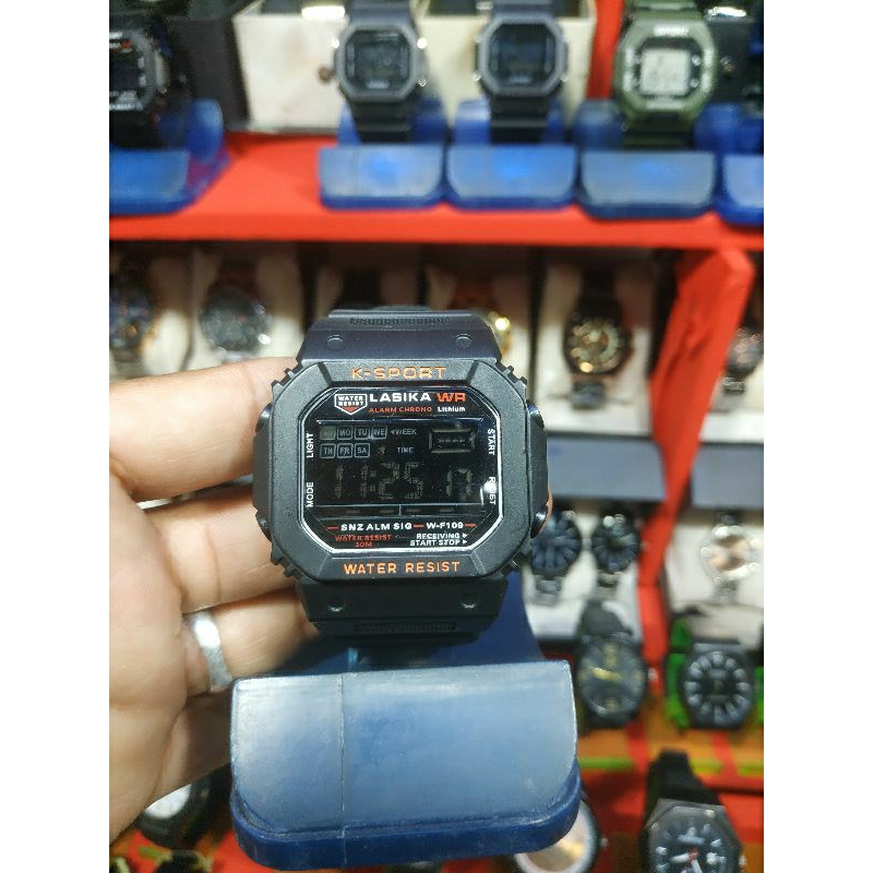 lasika jam tangan digital pria