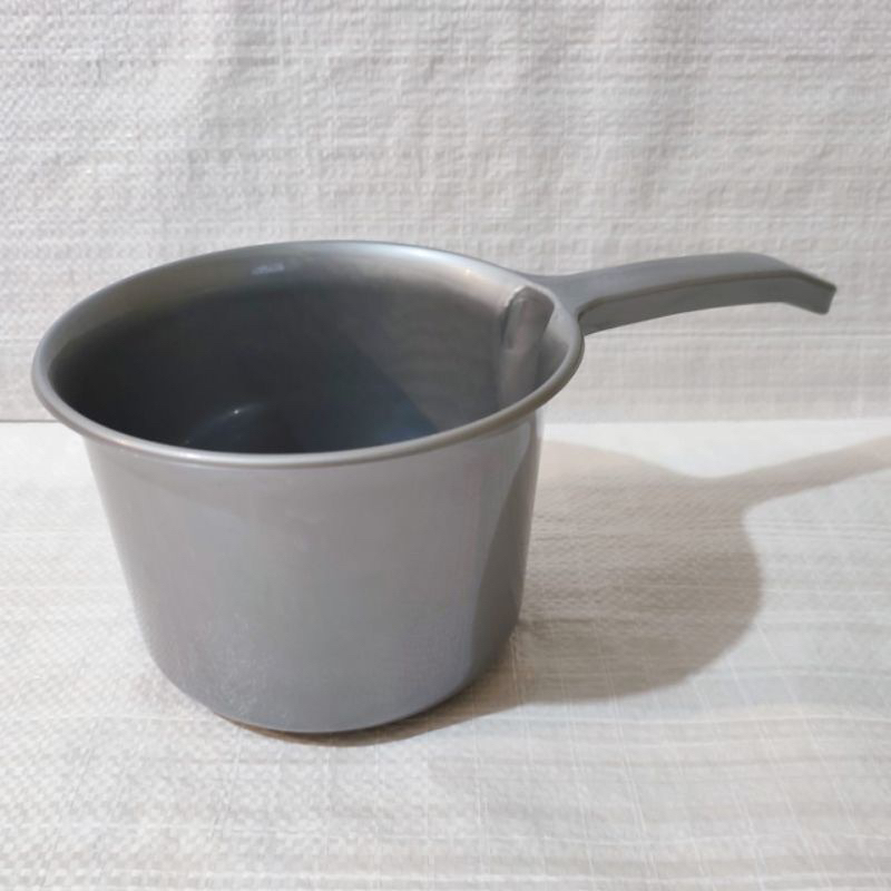 Gayung bulat silver / gayung mandi / gayung jumbo / gayung bulat plastik