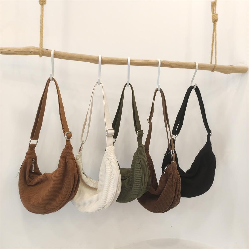 SweetSally -  [FREE GANTUNGAN BONEKA] Tas Uniqlo Selempang / Delisa Corduroy Tas Selempang / Tas Sel