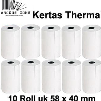 

VWS636 V44859 Kertas Struk Thermal Paper POS Mobile Printer EDC VSC 58x4mm 13
