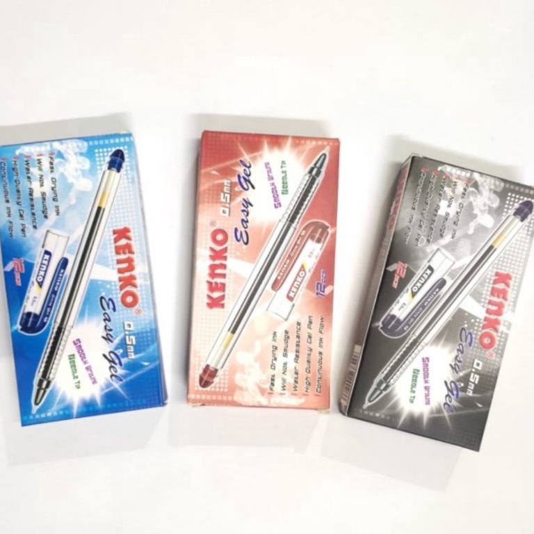 

DSS833 Perdana Pulpen Kenko Easy Gel 5mm 1pak12pcs