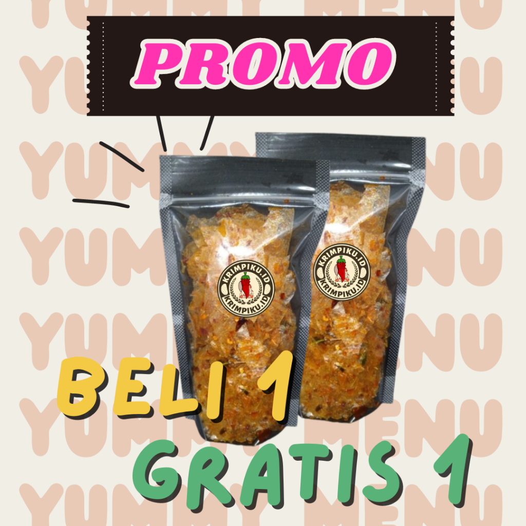 

(Beli 1 Gratis 1) Keripik Kaca / Kripca / Baledag 30gram - Krimpiku.id