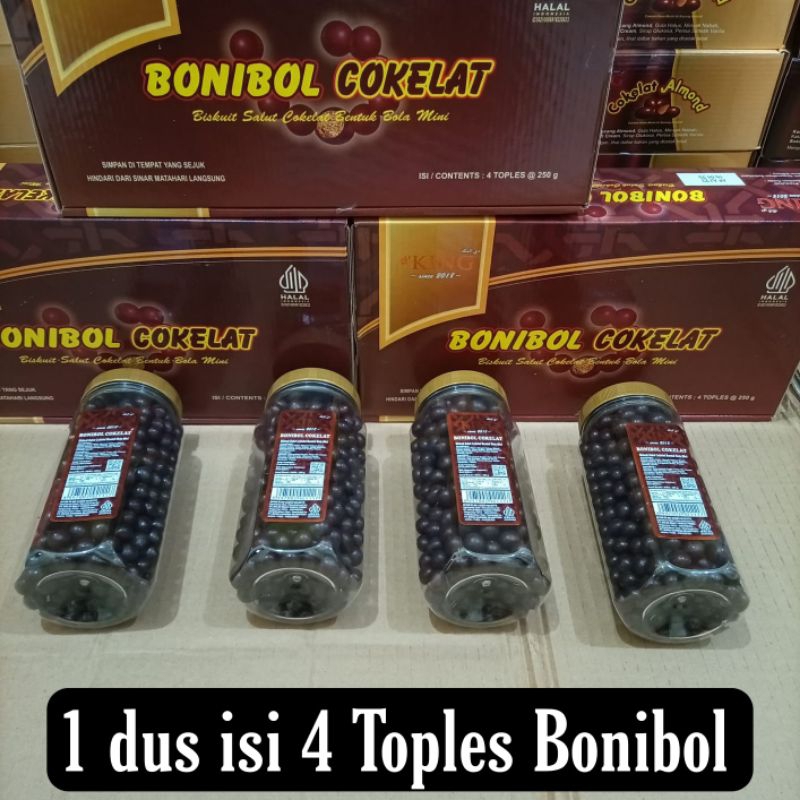 

d'king Coklat Bonibol Cokelat Bola mini 1 pack isi 4 Toples