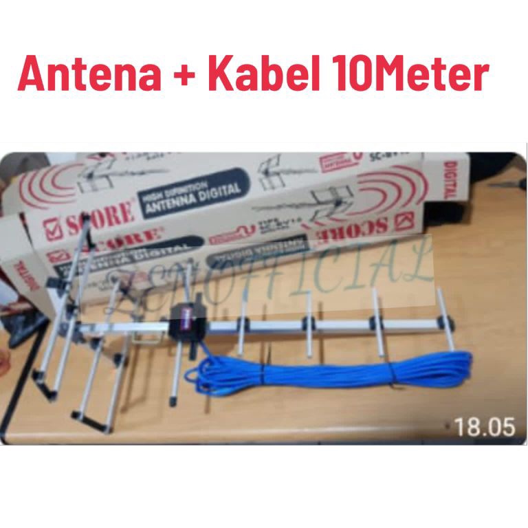 siap kirim Antena Tv Digital Outdoor  Kabel 1 Meter Antena Tv  Antena Digital Super Jernih  Antena D
