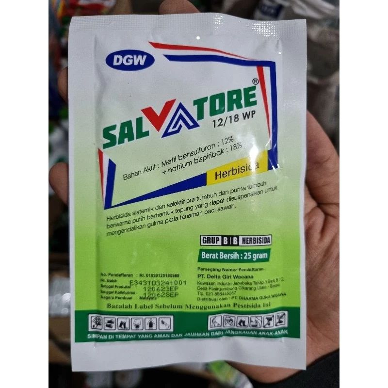 Herbisida SALVATORE 12/18 WP 25 Gram