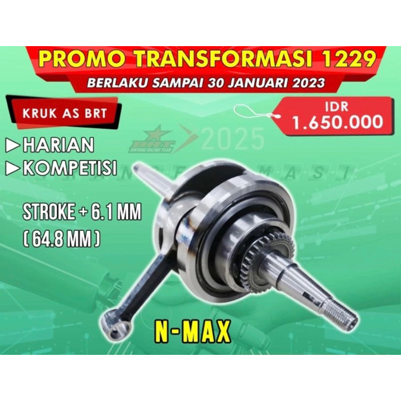 Kruk As BRT Nmax Old Stroke UP