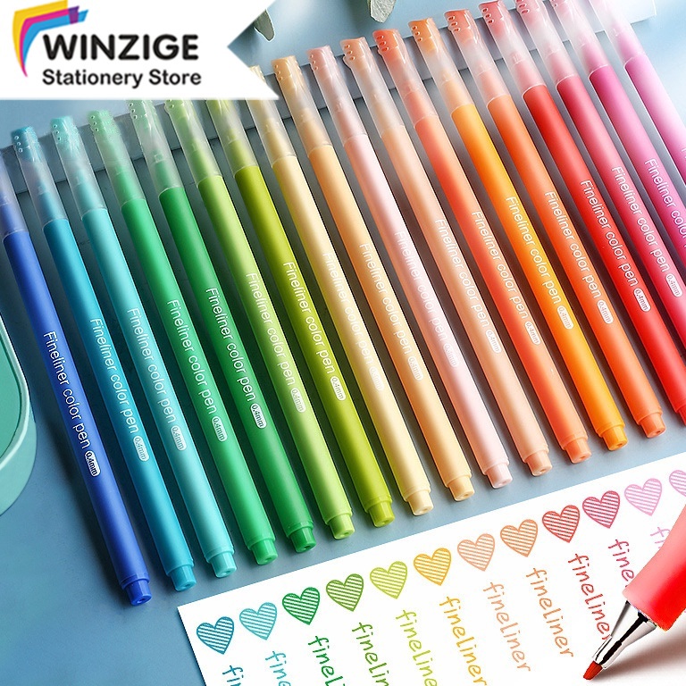 

FSH197 Terlaku Winzige Set 1 Pulpen 5mm pena pulpen gel warna warni pulpen aesthetic morandi pastel retro color gel pen journal marker pen alat tulis stationery bulpen