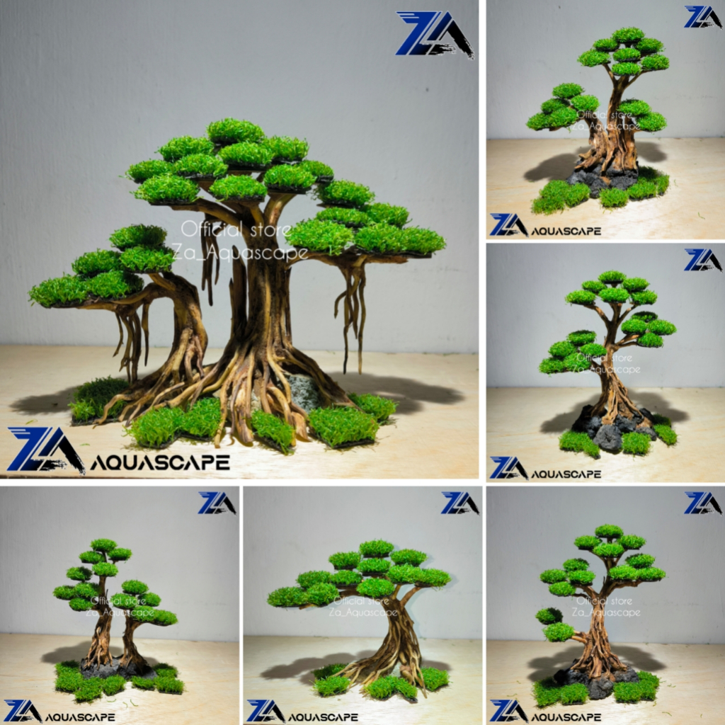 Bonsai mini Aksesoris aquarium Aquascape