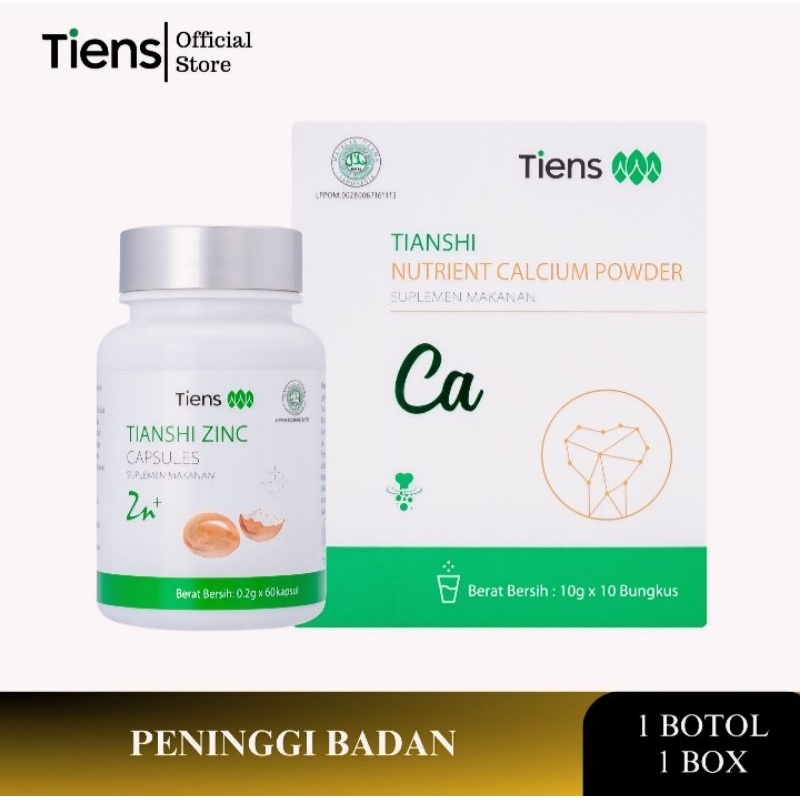 TIENS - PENINGGI BADAN / NHCP TIENS - ZINC CAPSULE PENINGGI BADAN HERBAL / PENINGGI BADAN ALAMI
