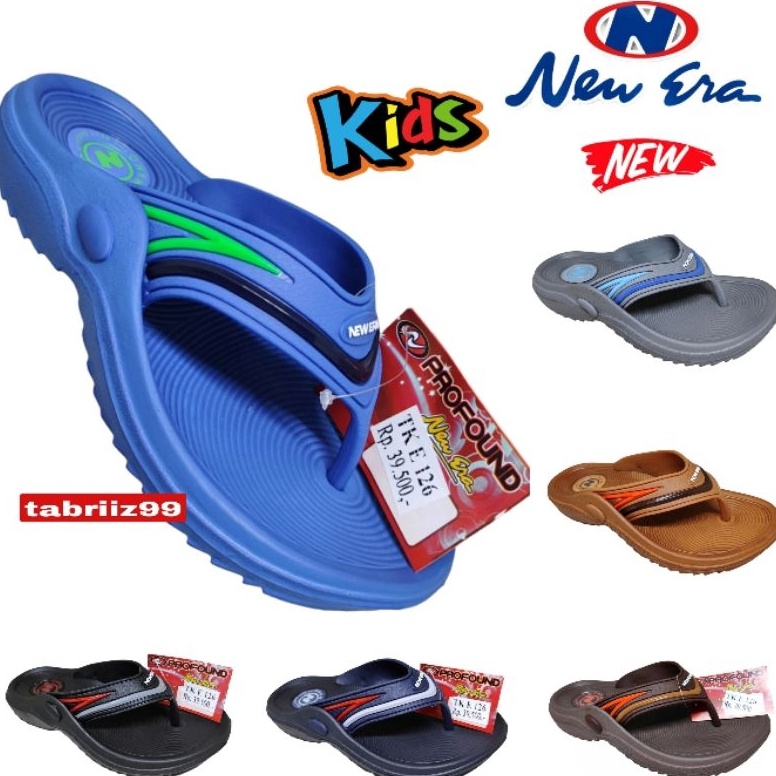 KKH825 TERBARU Sandal Anak NEW ERA Sandal Jepit Anak Sandal Karet Ringan Anak Cowok Cewek New Era  R