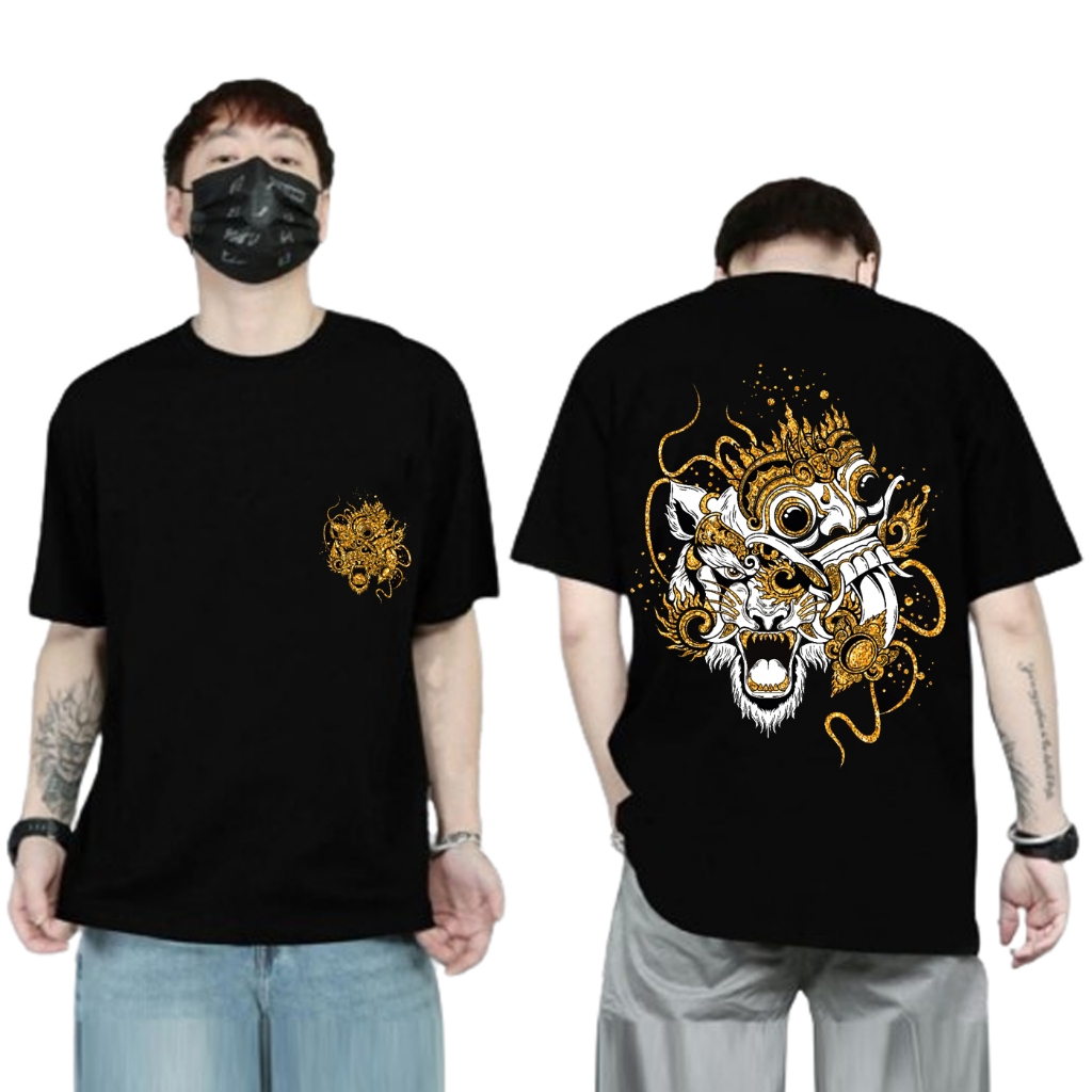 KMV / BAJU KAOS DISTRO PRIA BARONG CULTURE - BAJU KAOS WAYANG JAWA BALI