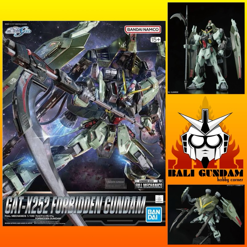 FM 1/100 GAT-X252 FORBIDDEN GUNDAM Bali Gundam Hobby Corner Bandai Original