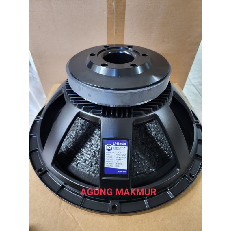 SPEAKER COMPONENT RCF LF18X600 COIL 4 - speaker komponen rcf lf18x600 coil 4 - RCF LF18 X600 - Compo