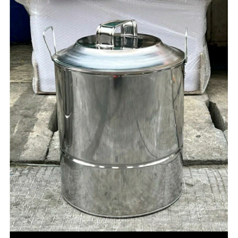 Dangdang stanlies /langseng stanlies kukus nasi diameter 28cm