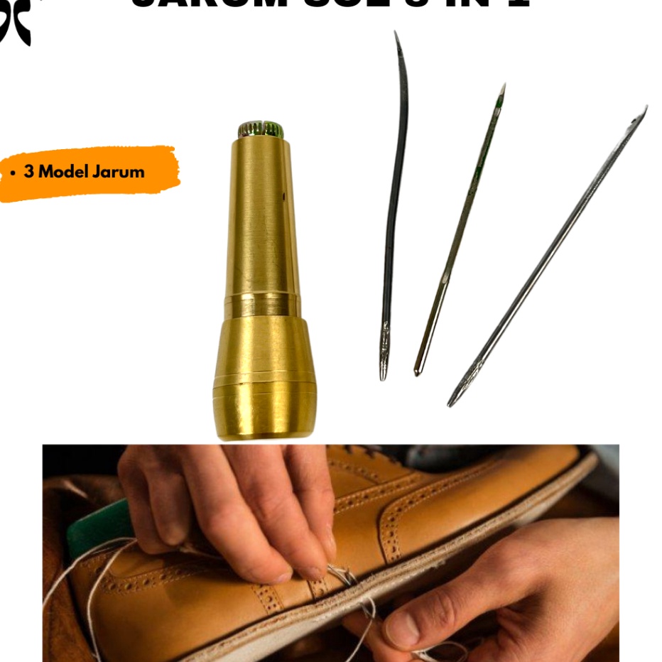 99 BRANDS FESTIVAL GROSIR  Alat Jahit Jarum Sol Sepatu 3 mata jarum serba guna