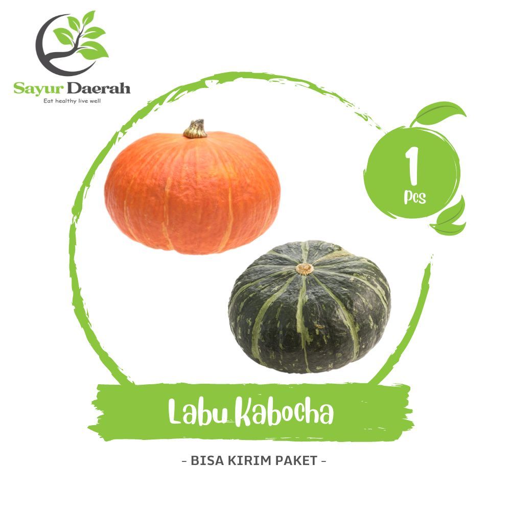 

Labu Kabocha Orange Hijau 900 - 1300 Gr | Sayur Daerah