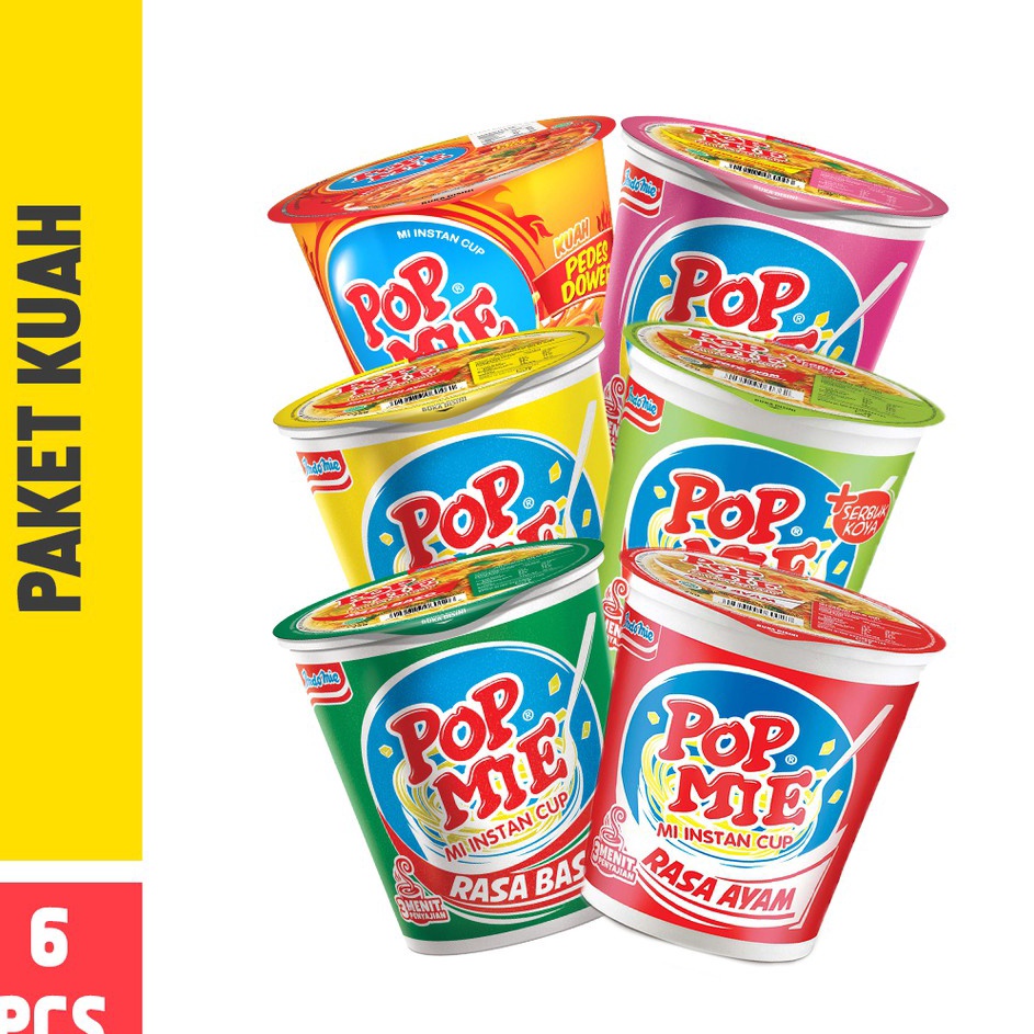

Ready Stok Pop Mie Paket Kuah 6pcs 45gr