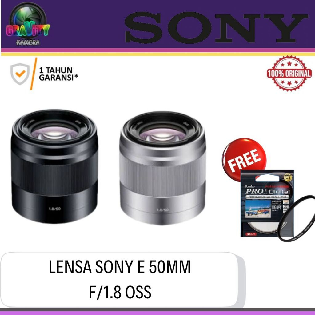 LENSA SONY E 50MM F1.8 OSS / SONY E 50MM F1.8 OSS