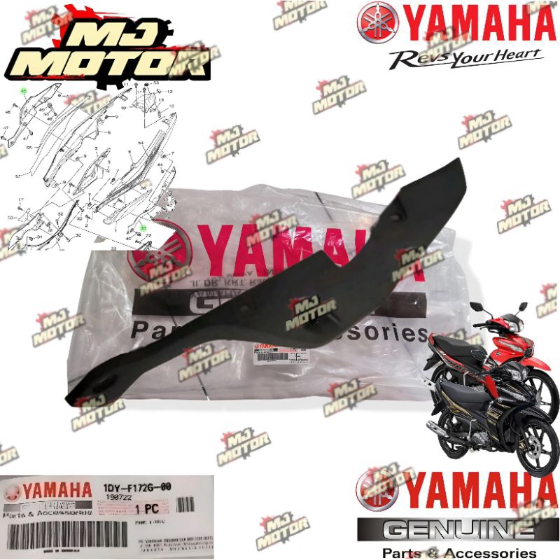 COVER SAMBUNGAN BODY BELAKANG KIRI JUPITER Z1 1DY-F172G-00 ORIGINAL YAMAHA