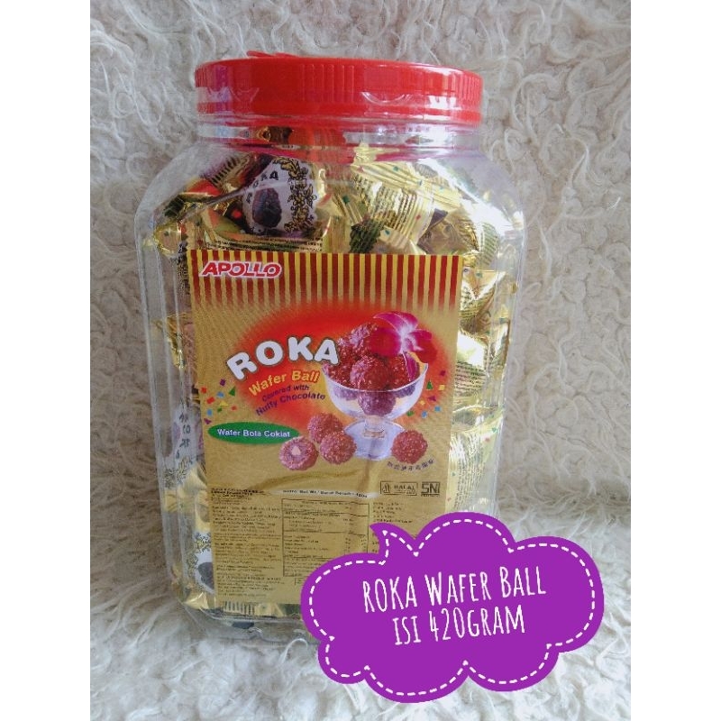 

Roka wafer ball toples/ Apollo roka wafer ball / roka toples / roka refil isi 70