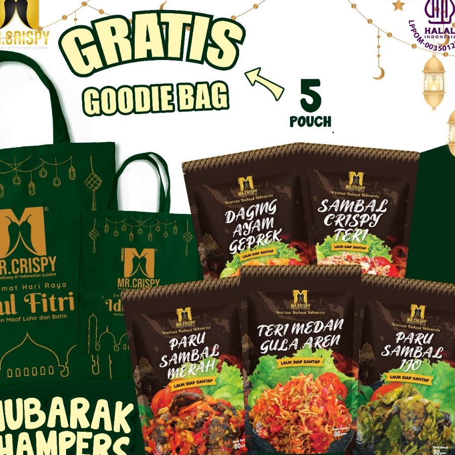 

GROSIR PAKET LAUK HEMAT C 5PCSMRCRISPY
