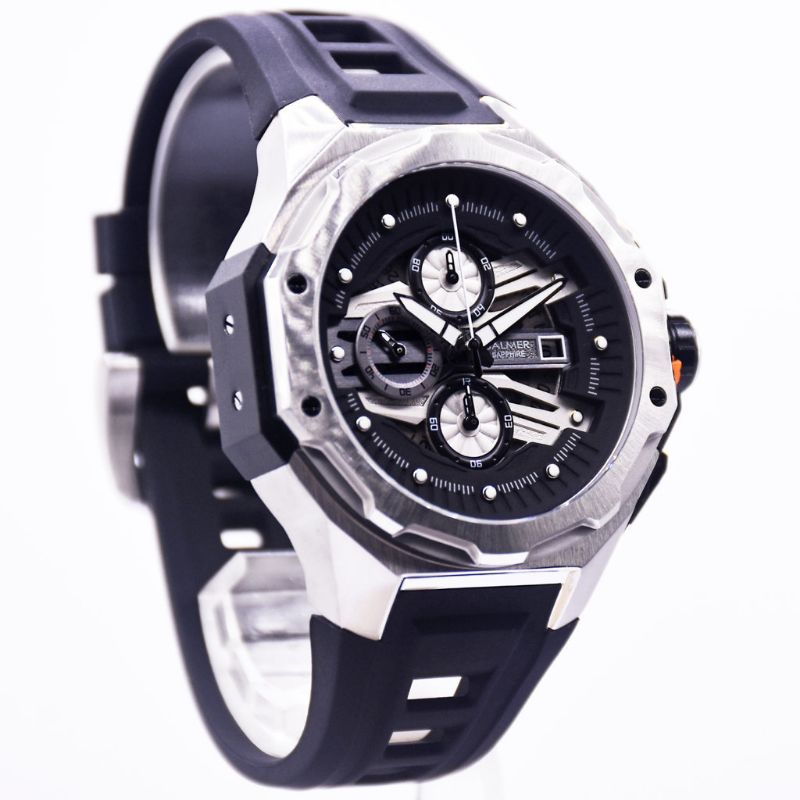 Jam Tangan Pria BALMER 8818 Rubber Chronograp Original Garansi 1 Tahun