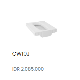 TOTO CLOSET KLOSET JONGKOK PUTIH Squatting Toilet CW10J