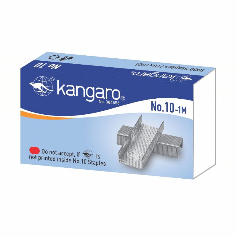 

Staples Kangaro no 10 / Isi stapler no 10 / isi ceklek kangoro no 10