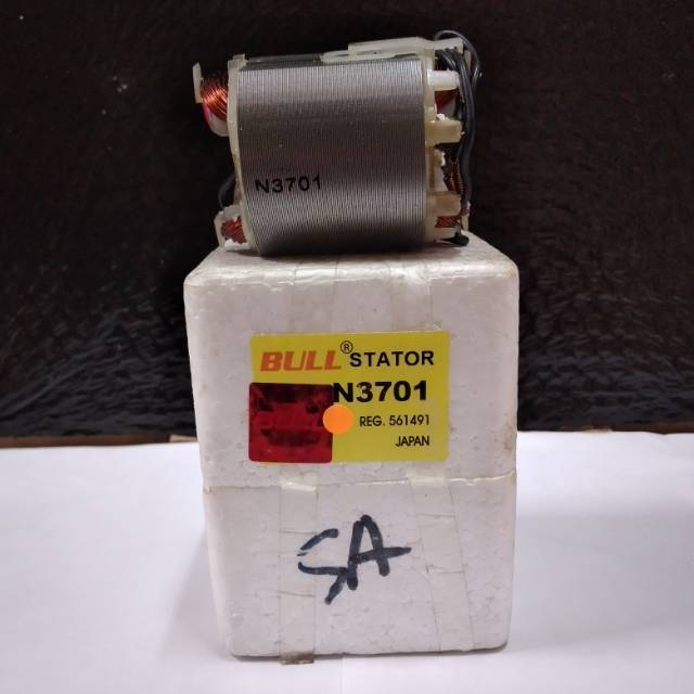 BULL STATOR N 3701 RUMAH ARMATURE FIELD MESIN TRIMER MAKITA N3701
