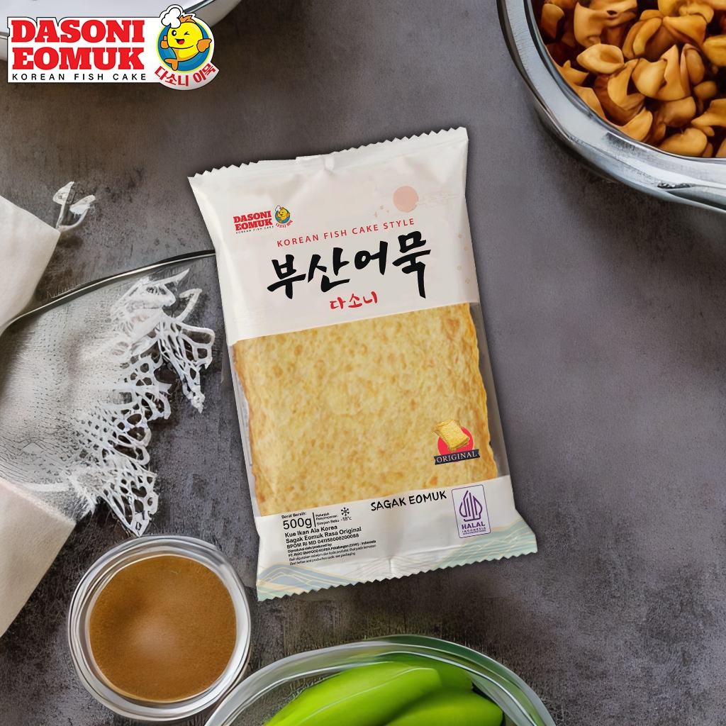 

Dasoni Busan Eomuk Original / Odeng Original Korea - 500 gram