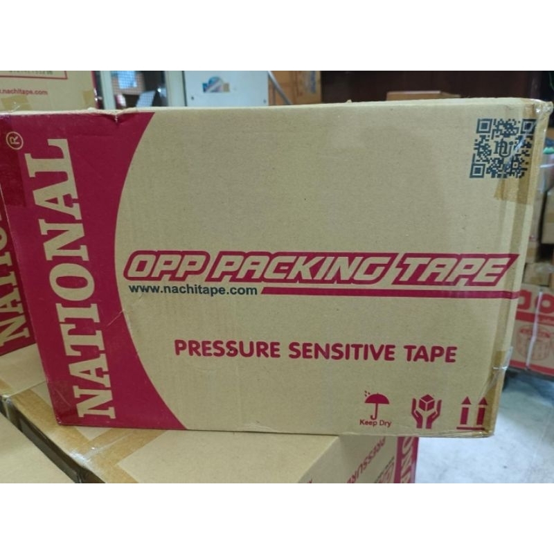 lakban national (salah satu produk Nachi tape)48 mm x  100 yard @ Rp 6000(harga tertera untuk pembel