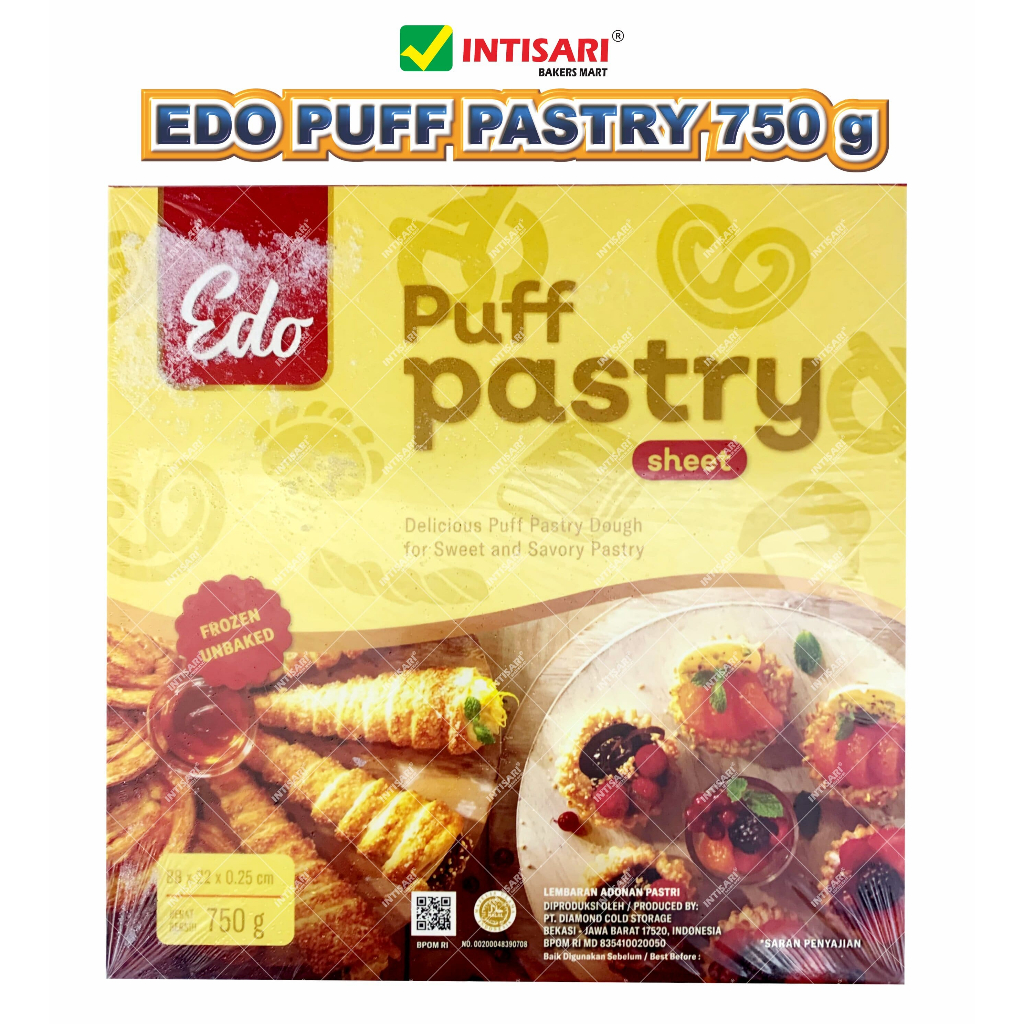 

EDO PUFF PASTRY SHEET 750 G