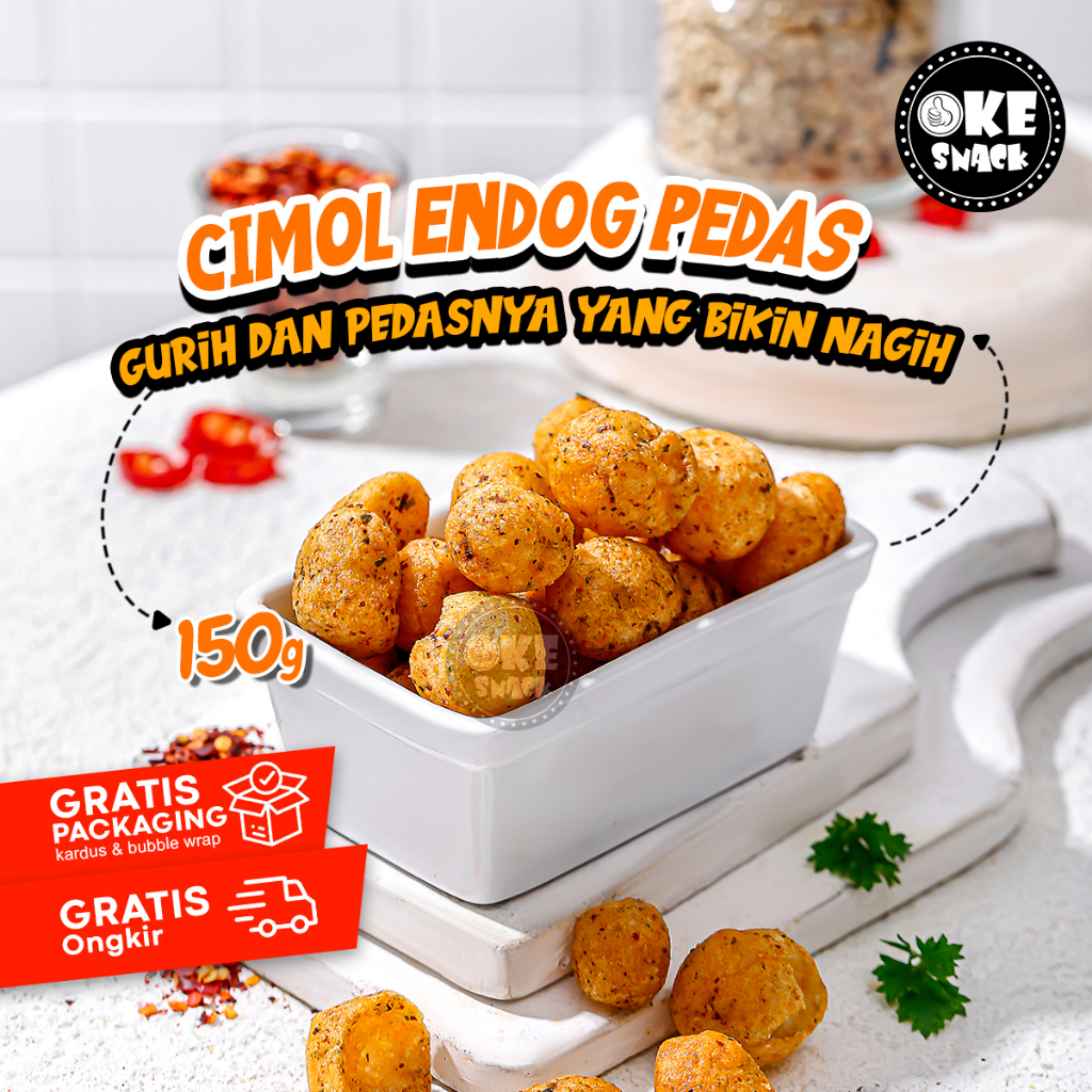 

Cimol Endog Lewo Pedas 150g