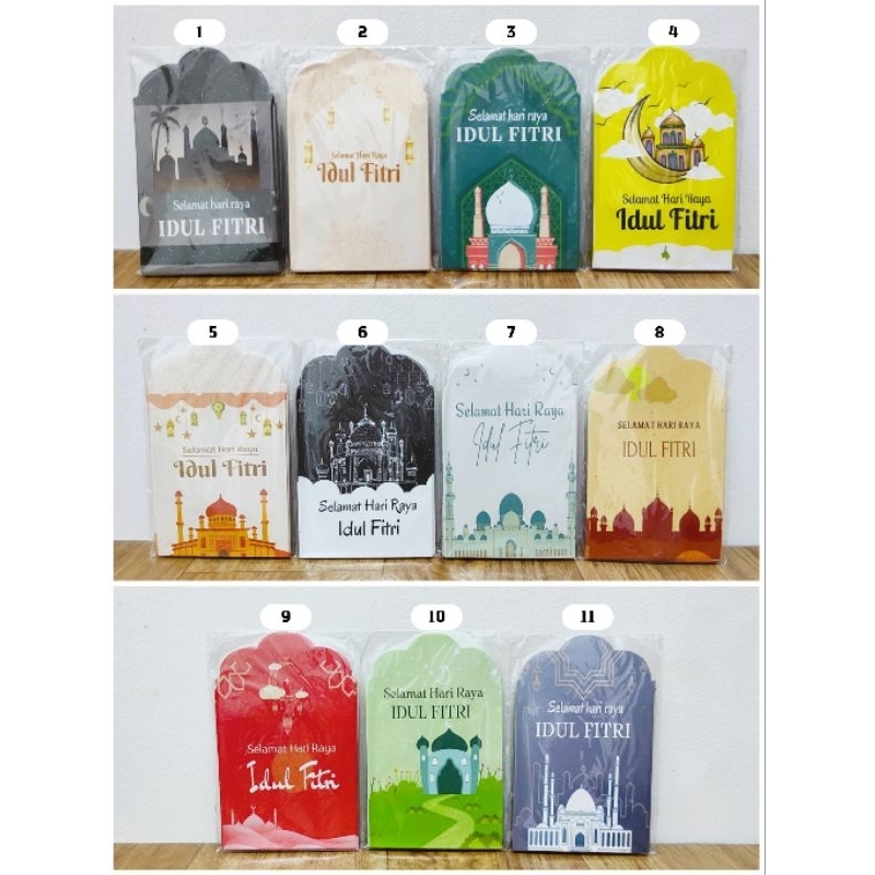 

Amplop Lebaran Idul Fitri Murah ukuran Medium (isi 10pcs)